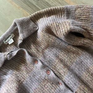 Miss Lea Vintage Women's Silk Blend Collared Sweater Size: Small (S)